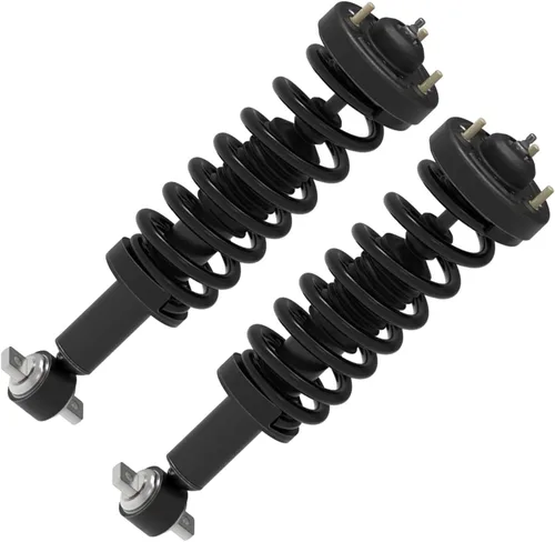 Vista 3 de Detroit Axle - Kit de 4 piezas RWD Puntales Delanteros Barras Estabilizadoras para Ford F-150 2021 2022 2023 2024, 2 Puntales con Resorte Helicoidal