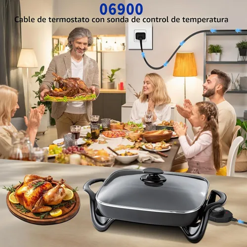 Vista 7 de 06900 Sonda Termostato de Control de Temperatura Cable para Presto Electric Skillets Parrillas Planchas 1 & 3/8" Espacio entre Terminales Control