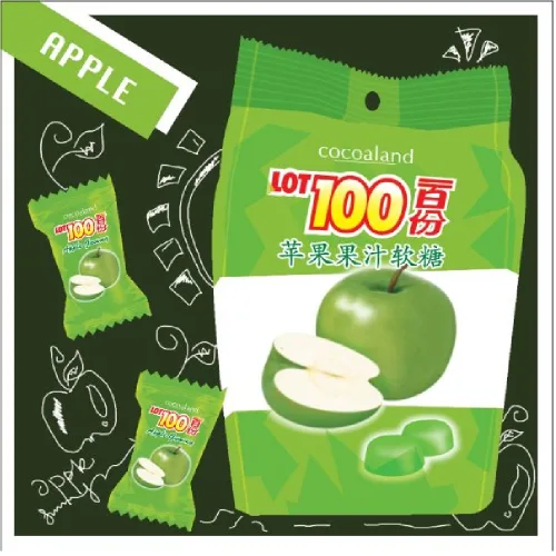 Vista 2 de Cocoaland Lot 100 Gomitas de 5.29 oz (manzana, 6 paquetes)