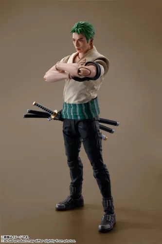 Vista 12 de TAMASHII NATIONS - Una serie de Netflix: One Piece - Figura de acción Roronoa Zoro S.H.Figuarts