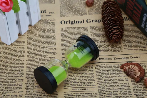 Vista 6 de 3 Minutos De Arena Temporizador Reloj De Arena Reloj De Arena Reloj De Arena Para Clases De Juegos De Cepillado De Dientes Entrenamiento - Verde
