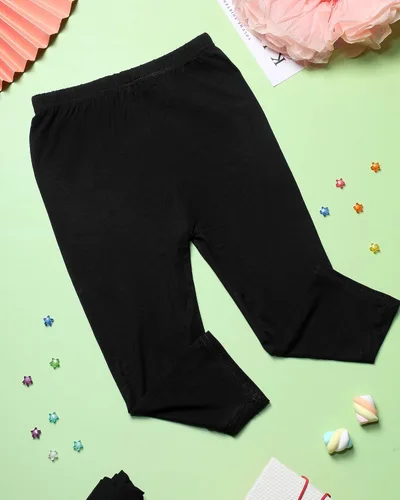 Vista 5 de Syhood - Leggings capri para niñas, 6 piezas