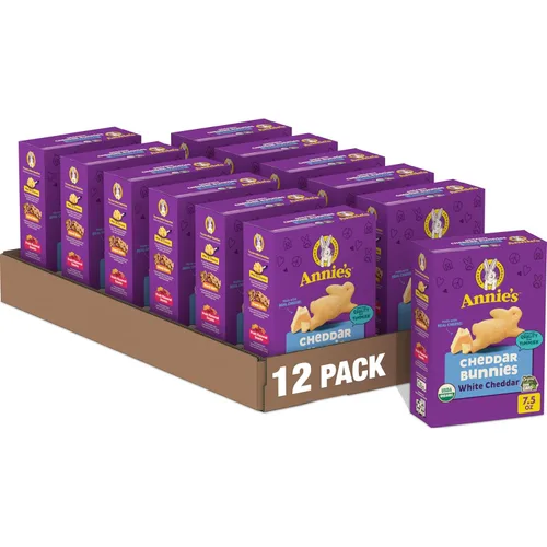 Vista 80 de Annie's Organic Chocolate Bunny Graham Snacks, 7.5 onzas