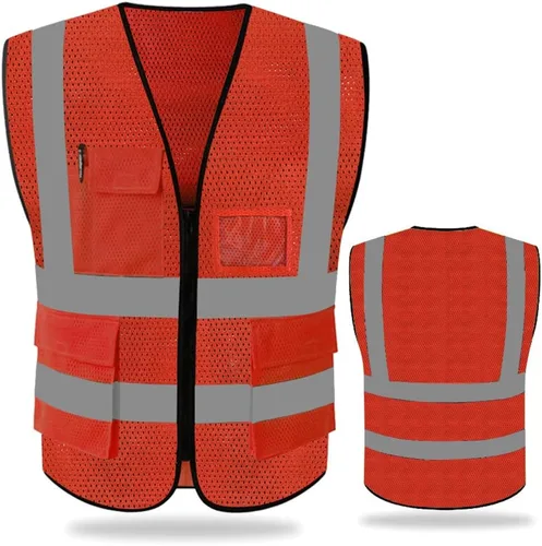 Vista 9 de FEimaX Chaleco de seguridad de alta visibilidad Chalecos de trabajo