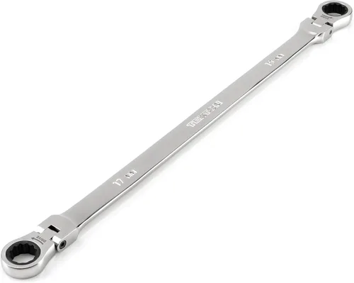 Vista 10 de TEKTON WRB36413 Flex-Head de trinquetes con cabeza larga de 12 puntas, llave de caja de 13 x 15 mm