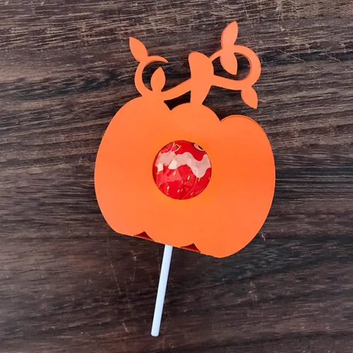 Vista 6 de ljhnba Soporte para piruletas de calabaza de Halloween, troqueles de corte, accesorios de decoración de álbumes de fotos, manualidades para diario