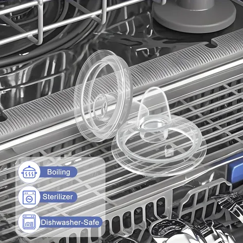 Vista 9 de Kit de conversión de vasos para biberones naturales Philips Avent, kit de transición para niños pequeños con boquilla superior de popote de silicona