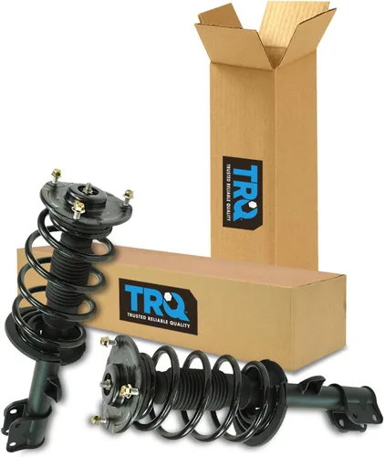 Vista 27 de TRQ - Conjunto de puntal delantero y resorte helicoidal (lados del conductor y del pasajero), para auto