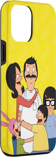 Vista 3 de Funda para iPhone 12 Pro Max Bob Burgers Bob Linda Gene Tina Louise Family Hug