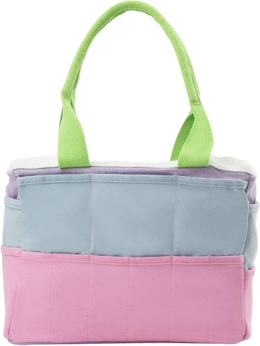 Vista 4 de Soolla Bolsa de estudio: organizador de almacenamiento de suministros de arte y bolsa de herramientas de cerámica, bolsa lavable, bolsa de hilo