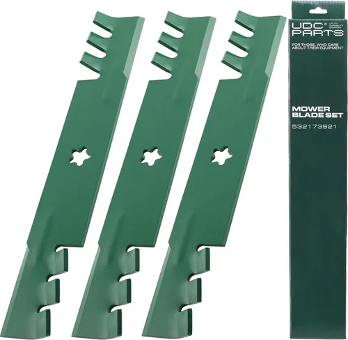 Vista 46 de UDC Parts 103-6401 Hojas de cortadora para Exmark de 48 pulgadas 103-6401-S 103-6381-S 103-6381 103-6391-S 103-6391 103-6396 103-6396-S Lazer Z Turf