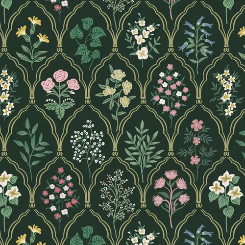 Vista 14 de Dimoon Papel tapiz floral de 78.7 x 16.1 pulgadas, papel de contacto negro grueso, papel tapiz grueso, papel tapiz delicado impermeable, hoja verde
