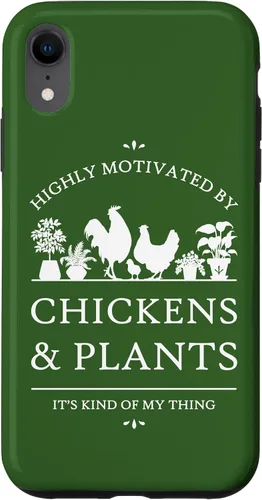 Vista 8 de Funda para iPhone 14 altamente motivado por pollos y plantas