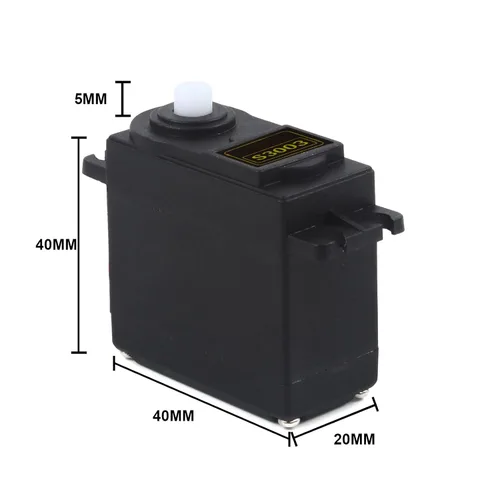Vista 2 de RGBZONE 4 unids S3003 servo motor estándar RC servo de alta velocidad para coche inteligente robot barco RC helicóptero
