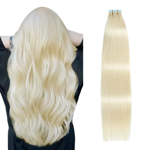 Vista 30 de SUYYA Extensiones de Cabello Humano Rizado Liso con Cinta, Color Negro Natural, Extensiones de Cabello con Cinta, Cabello Humano Rizado Liso, 12