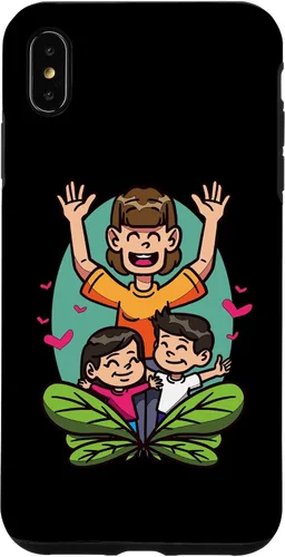 Vista 11 de iPhone 16 Cartoon Children Playing Design For Kids And Family Case