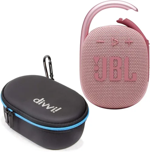 Vista 16 de JBL Altavoz Bluetooth portátil Clip 4 (negro) + paquete con divvi! Funda protectora rígida (negro)