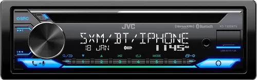 Vista 2 de JVC KD-T920BTS - Estéreo de coche con Bluetooth, USB frontal, AUX, Amazon Alexa, SiriusXM Radio Ready, amplificador de alta potencia