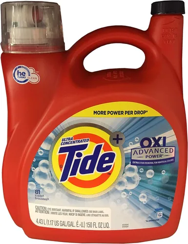 Vista 13 de Tide 13875CT Detergente líquido para ropa, original, botella de 25 onzas (caja de 6)
