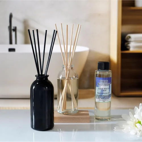 Vista 8 de Urban Naturals Amber & Lavender - Juego de difusor con varillas aromáticas Colección de aromaterapia (Awaken + Renew) Mind & Body Ambientador