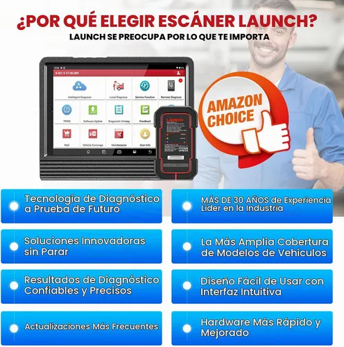 Vista 9 de Launch X431 V X431 5ª generación (X431 Pro Sistema) tablet escáner de diagnóstico Android OS de 8 pulgadas con WiFi y Bluetooth.