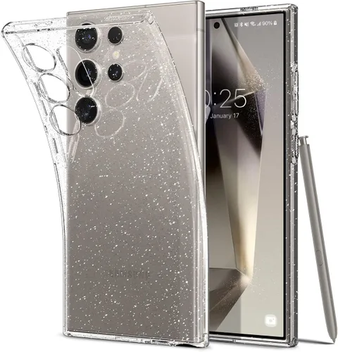 Vista 9 de Spigen Liquid Crystal para Galaxy S24 (2024) [Protección de Grado Militar] - Transparente