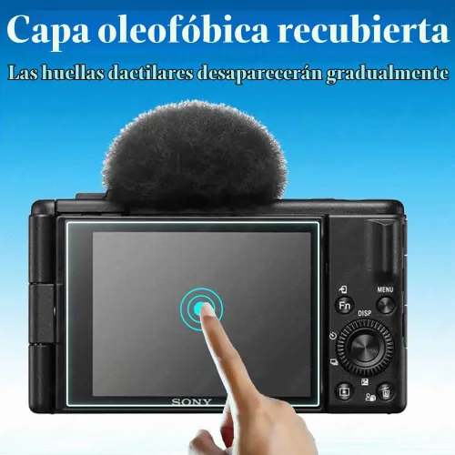 Vista 4 de ULBTER Protector de pantalla para cámara Sony ZV-1F ZV1F y funda