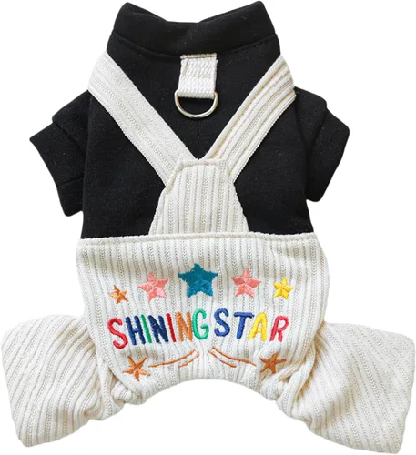 Vista 28 de Ropa para perros de verano con lazo, camisas elegantes para mascotas para perros pequeños, niños y niñas, cachorros, overol clásico, traje clásico