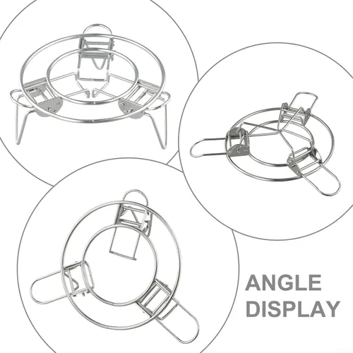 Vista 4 de Innovative Adjustable Design 304 Stainless Steel Steamer Rack For Efficient Cooking In Pressure Cookers And As A Convenient Cooling Stand