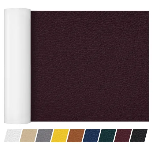 Vista 50 de Cinta de parche de reparación de cuero de 4 x 60 pulgadas, cinta autoadhesiva fuerte para muebles, sofás, sillones, asientos de automóvil, armarios