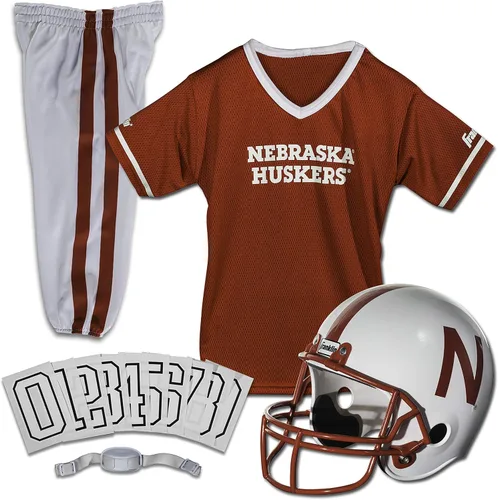 Vista 34 de Franklin Sports NCAA - Conjunto de uniforme de fútbol americano para niños, camiseta de fútbol universitario, casco + pantalones para niños y niñas
