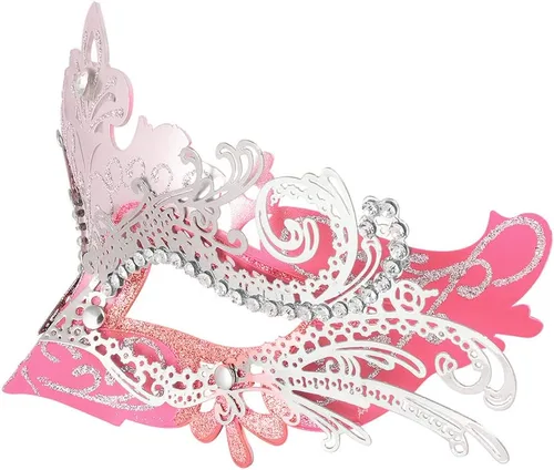 Vista 3 de Hoshin - Máscara para baile de máscaras, decoraciones de Mardi Gras, máscaras venecianas para mujer