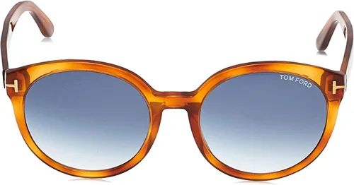 Vista 2 de Tom Ford FT0503 - Gafas de sol redondas 53 W color rubio Havana Phillipa