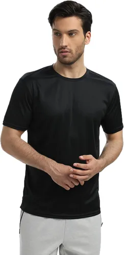 Vista 3 de Camisetas para hombre, paquete de 5 camisetas de manga corta4 unidades de manga larga, camisetas de entrenamiento para gimnasio, atletismo, correr