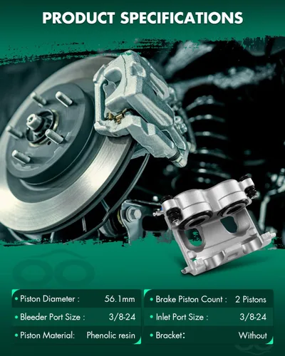 Vista 2 de SCITOO 18-4760 Pinza de Freno de Disco Delantera Derecha Para Ford E-150 2007, Para Ford E-150 Econoline 2007, Para Ford E-250 2003-2007, Para Ford