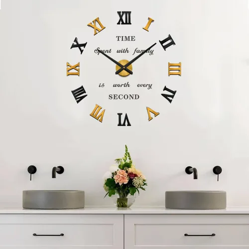 Vista 6 de VANGOLD Reloj de pared de diseño para decoración de sala de estudio