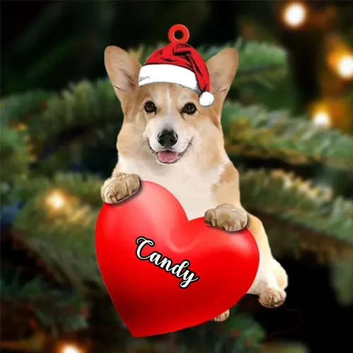 Vista 36 de Adornos de Navidad personalizados para perros, nombre personalizado, adorno de Malamute de Alaska, adornos acrílicos, regalos de Navidad, amantes