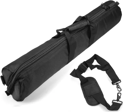 Vista 9 de Meking Bolsa de transporte acolchada de 39 pulgadas, funda de transporte resistente para trípode de fotografía con correa para soportes de luz