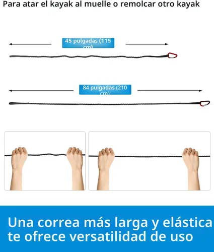 Vista 4 de OCEANBROAD Kayak Paddle Leash Accessories for Kayaking Fishing Paddle Board