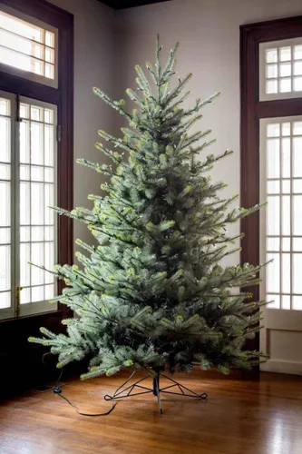 Vista 3 de Park Hill Collection Park Hill XPQ82169 - Árbol de Navidad de abeto azul con verde