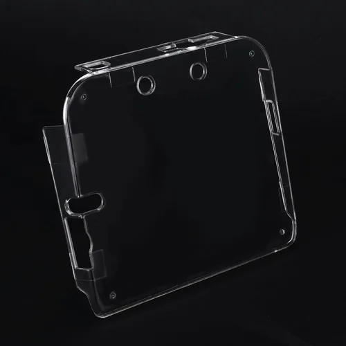Vista 5 de Compatible con funda 2DS, funda protectora rígida de plástico transparente AKWOX para 2DS
