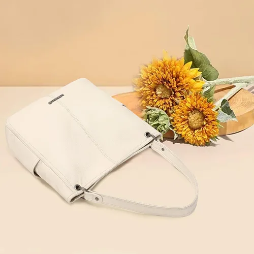 Vista 2 de Montana West Stone Washed Leather Hobo Purses for Women Soft Top Handle Shoulder Bag