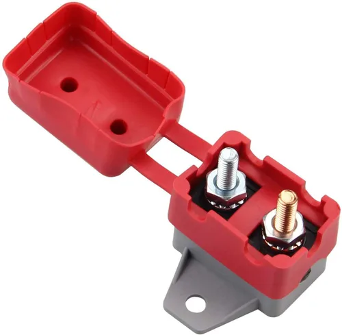 Vista 3 de ZOOKOTO Disyuntor de reinicio manual de 12 V/24 V con tapa para barco marino, cargadores de batería, camiones, autobuses, coches eléctricos, motores