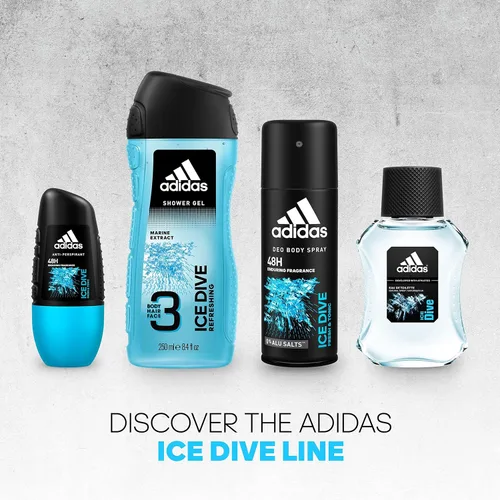 Vista 6 de Adidas Gel de ducha Ice Dive, 13.3 onzas