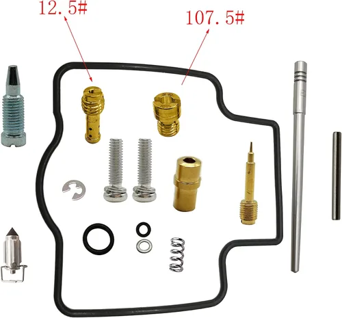 Vista 4 de Kit de reparación de carburador EN125 apto para GS125 GZ125HS GN125H EN125 motocicleta Mikuni Carburador Configuración de válvula de mariposa