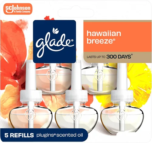 Vista 10 de Glade PlugIns - Repuestos de ambientador, aceites esenciales perfumados para el hogar y el baño, aroma Apple Cinnamon, 3.35 onzas líquidas, 5