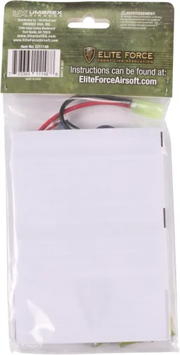 Vista 8 de Elite Force - Batería de Airsoft para pistolas eléctricas BB de 0.236 in, 11,1 V Lipo 1200 mAh, Tri-Panel - Tamiya