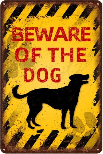 Vista 37 de Letrero de metal vintage con diseño de flamenco con texto en inglés "Beware of Flaming", de aluminio, divertido diseño de animales, 12 x 8 pulgadas