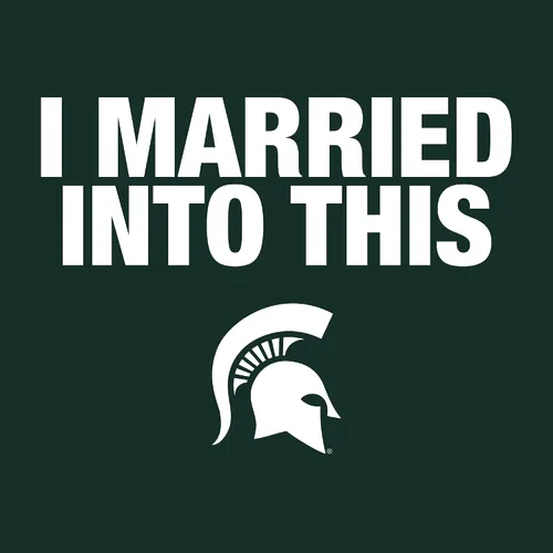 Vista 2 de NCAA I Married Into This - Camiseta para mujer, color del equipo, universidad
