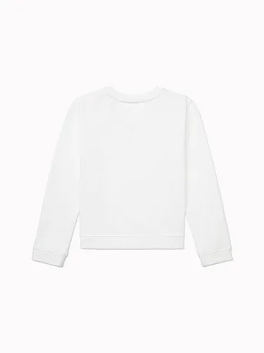 Vista 2 de Tommy Hilfiger Sudadera adaptativa para niña con cierre de velcro en los hombros